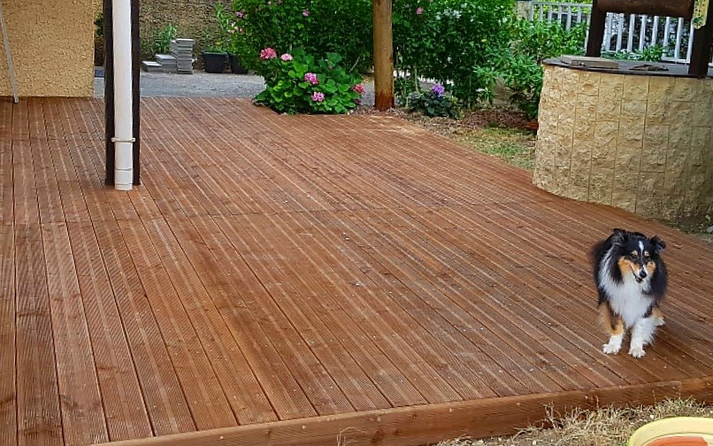 Terrasse bois et aménagements extérieurs — Artisan Bâtiment Champenois, Novion-Porcien